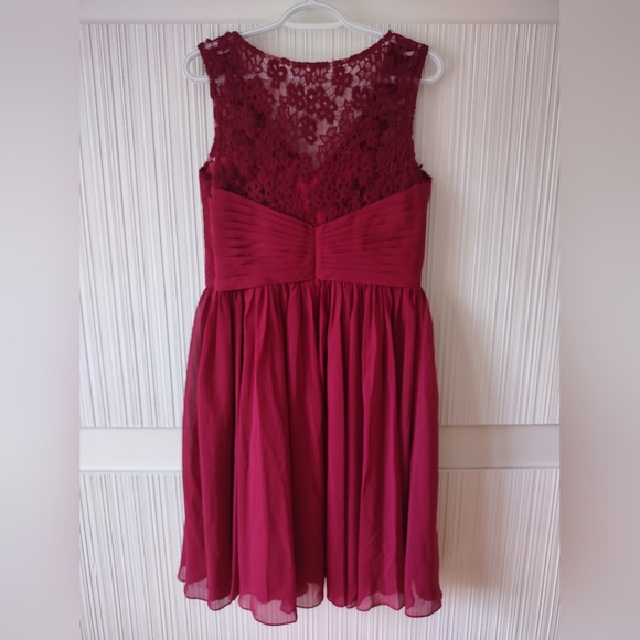 NWT - JJ's House lace Chiffon Short Flowy Sleeveless Dress - Size 10 - Picture 8 of 10
